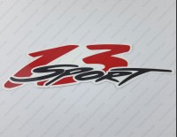 Boston Whaler 13 Sport Boat Clear Vinyl Decal 9.75"